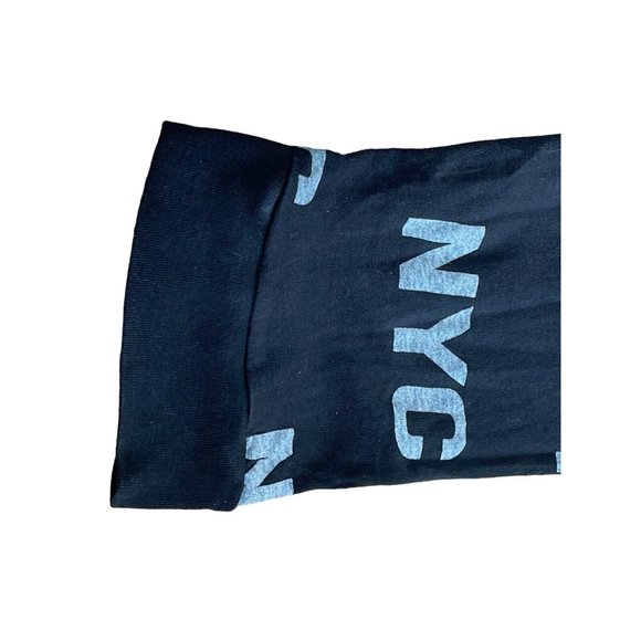 On Fire White & Black NYC‎ Logo Long Sleeve Hooded Shirt Women's Size 3x - Picture 10 of 11